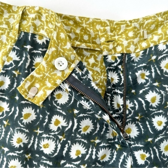 Roberta Roller Rabbit Green and Yellow Straight Leg Pants - Picture 12 of 16